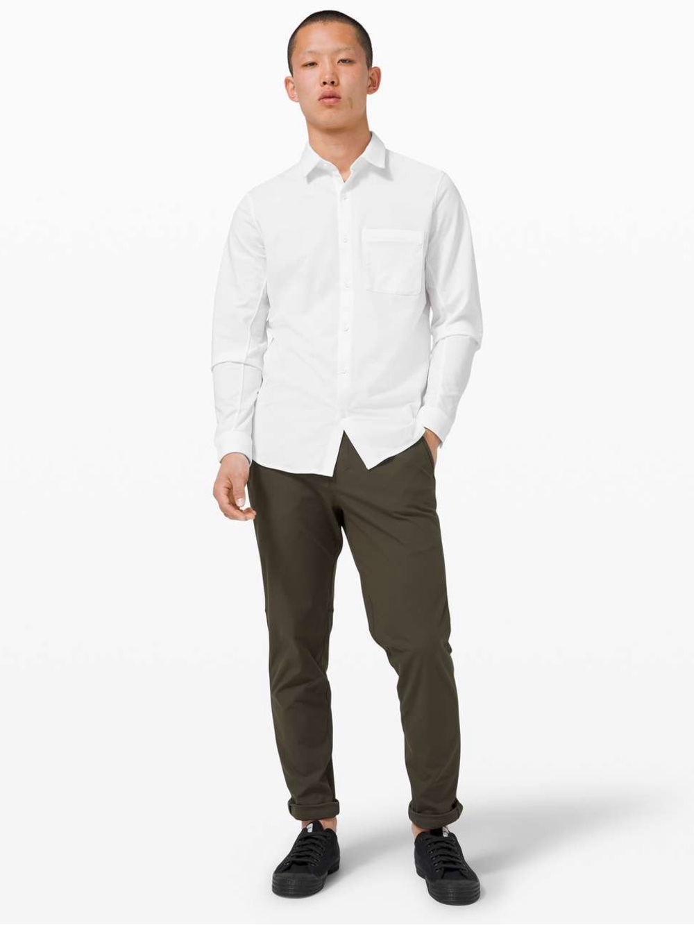 Lululemon Commission Long Sleeve Shirt
White Size Medium